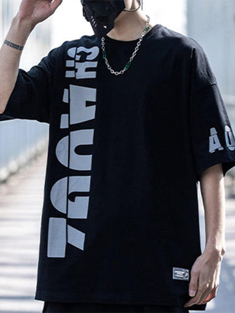 Function Print Cotton Tee - Anagoc