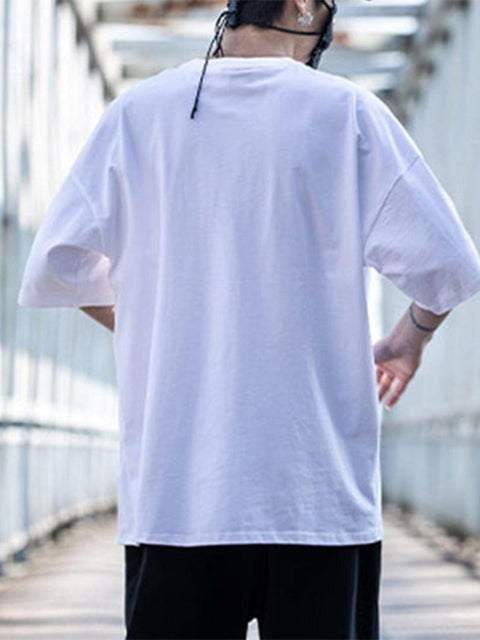 Barcode Cotton Graphic Tee - Anagoc