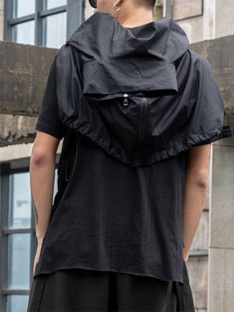 Cut Irregular Hem Tee - Anagoc