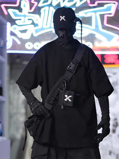 Tactical Function Reflective Logo Tee - Anagoc