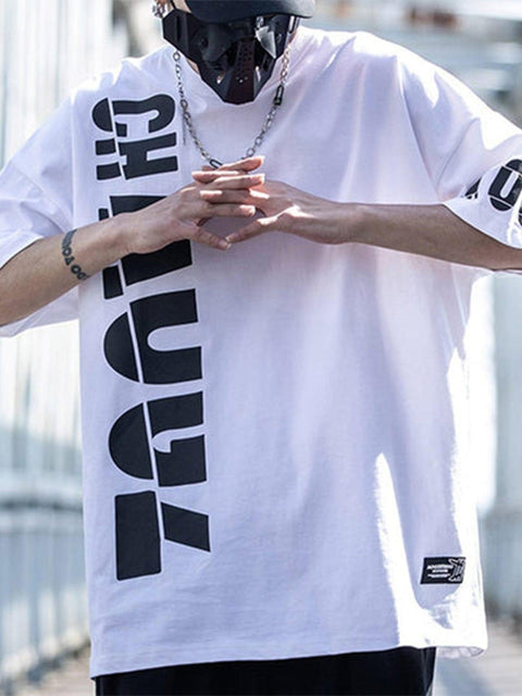 Function Print Cotton Tee - Anagoc