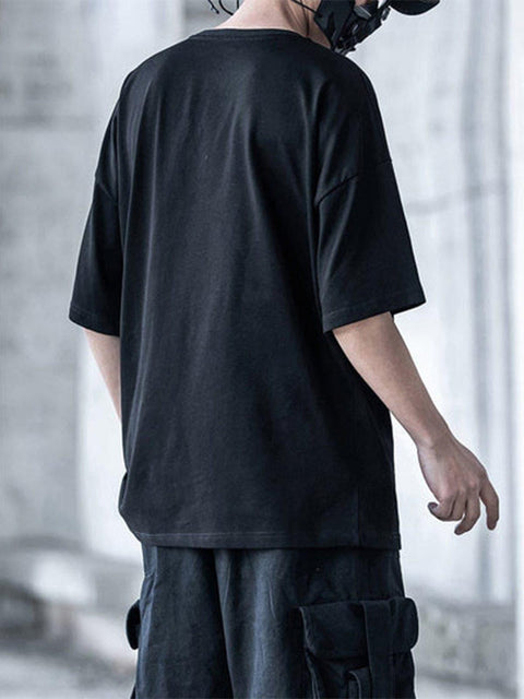 Dark Multi Pockets Tee - Anagoc