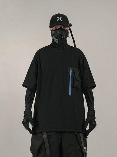 Function Pocket Ribbon Tee - Anagoc