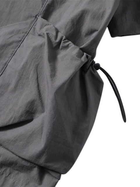 Combat Drawstring Cargo Tee - Anagoc