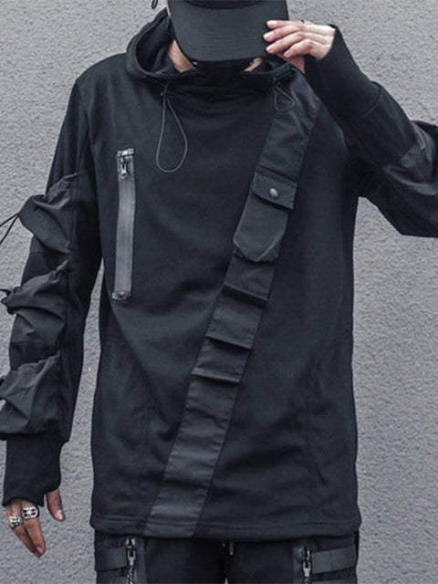 Dark Function Ninja Multi-pocket Hoodies - Anagoc