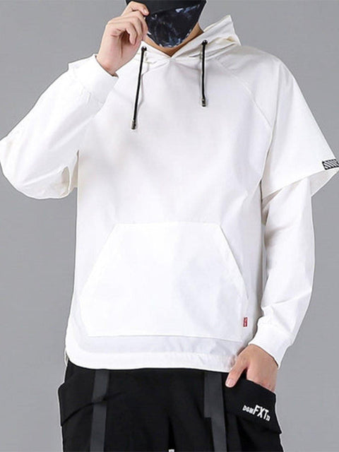 Dark Fake Two Hoodies - Anagoc