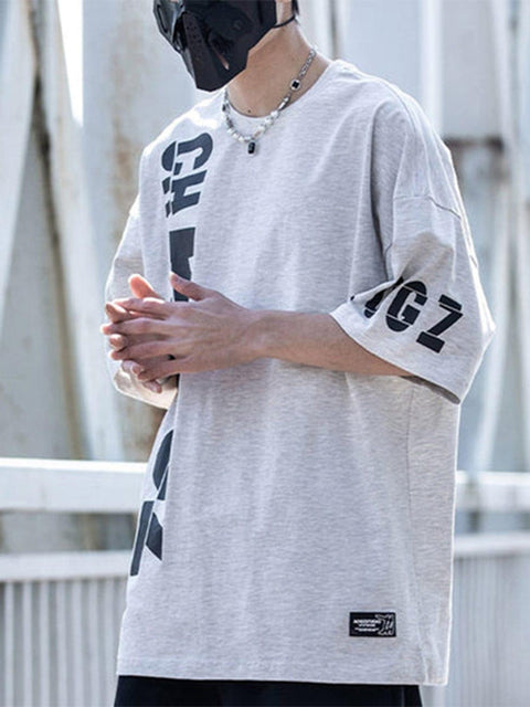 Function Print Cotton Tee - Anagoc