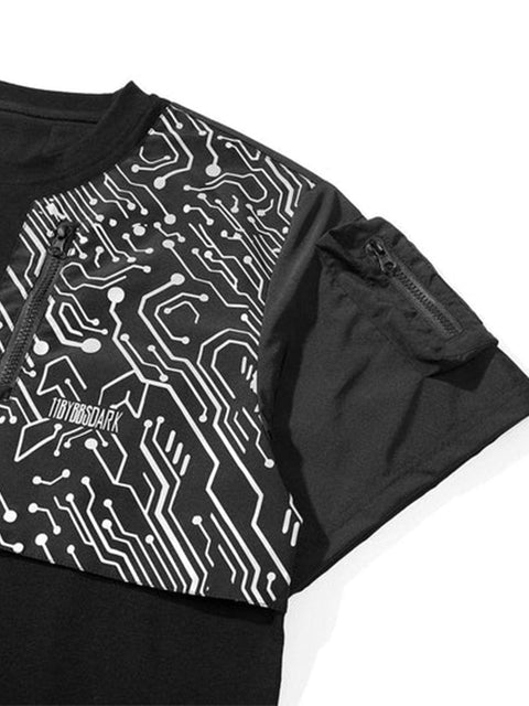 Function Circuit Graphic Tee - Anagoc