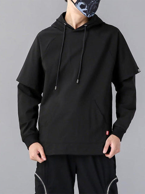 Dark Fake Two Hoodies - Anagoc