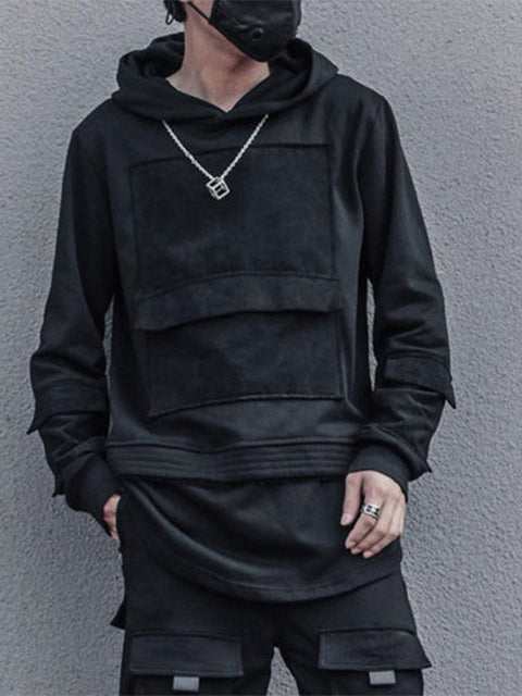 Dark Patchwork Hoodies - Anagoc