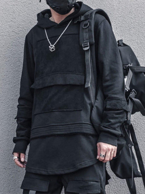 Dark Patchwork Hoodies - Anagoc