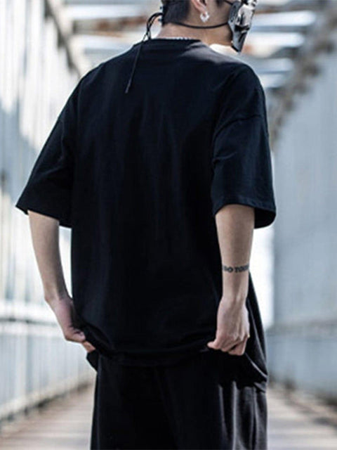 Barcode Cotton Graphic Tee - Anagoc