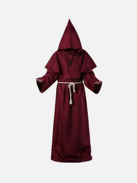 Solid Color Straps Cloak - Anagoc