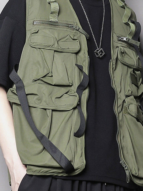 Multi Pockets Function Vest - Anagoc