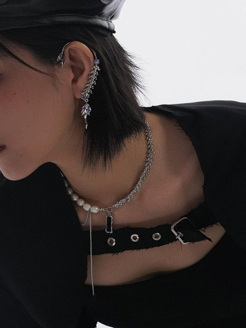 Pearl Patchwork Necklace - Anagoc