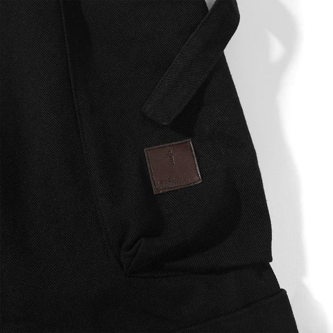 Drawstring Pocket Embroidery Shorts - Anagoc