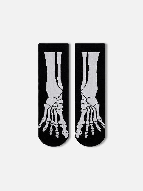 Foot Bone Pattern Socks - Anagoc