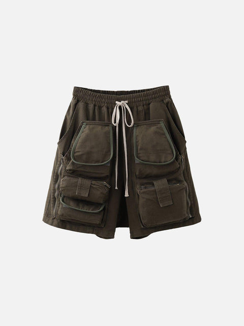 Removable Pockets Cargo Shorts - Anagoc