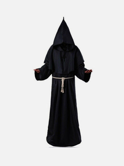 Solid Color Straps Cloak - Anagoc
