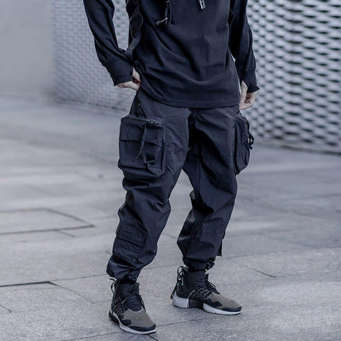 Double Big Pockets Cargo Pants - Anagoc