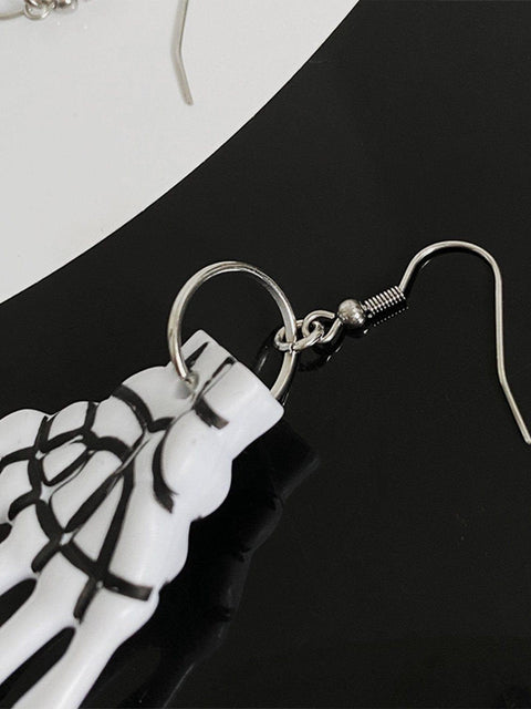 Hip Hop Ghost Hand Earrings - Anagoc