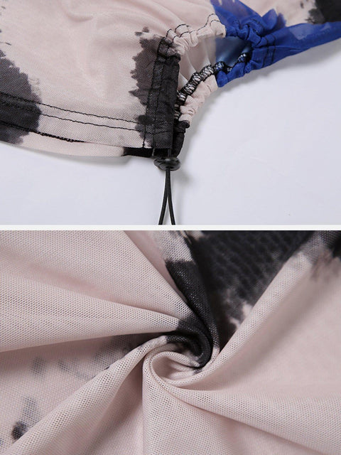 Irregular Perspective Long Sleeve T Shirt - Anagoc