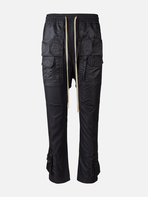Patchwork Flap Pocket Cargo Pants - Anagoc