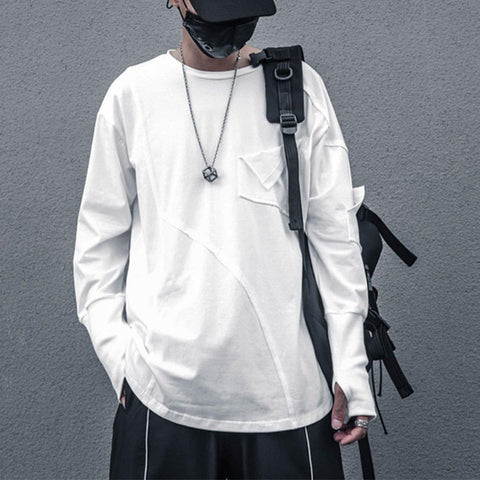Dark Patchwork Sweatshirt - Anagoc