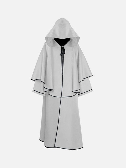 Punk Hooded Wizard Long Sleeve Cape - Anagoc