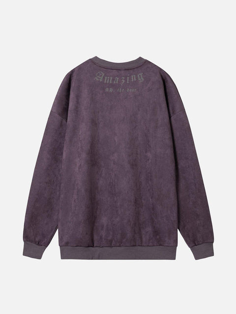 Cross Necklace Sweatshirt - Anagoc
