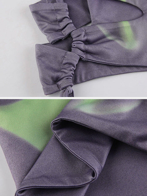 Asymmetric Colorblock Vest - Anagoc