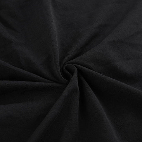 Sexy Wing Print Tie Short Sleeve T Shirt - Anagoc