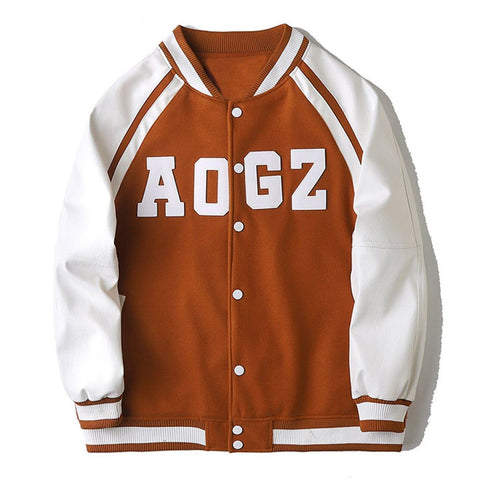 Patchwork Embroidery PU Jacket - Anagoc