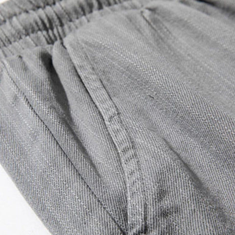 Letter Embroidery Harem Pants - Anagoc