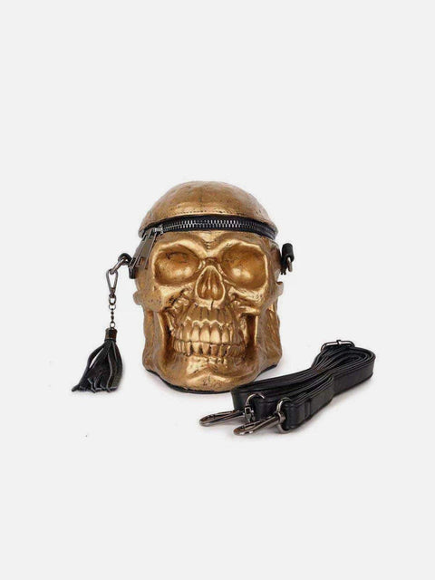 Zip Up Skull Bag - Anagoc