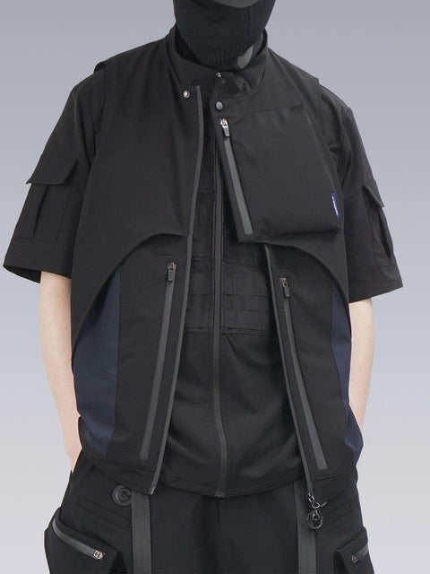 Patchwork Function Vest - Anagoc
