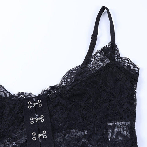 Patchwork Lace Vest - Anagoc