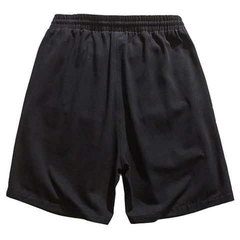 Multi Pockets Letters Drawstring Shorts - Anagoc