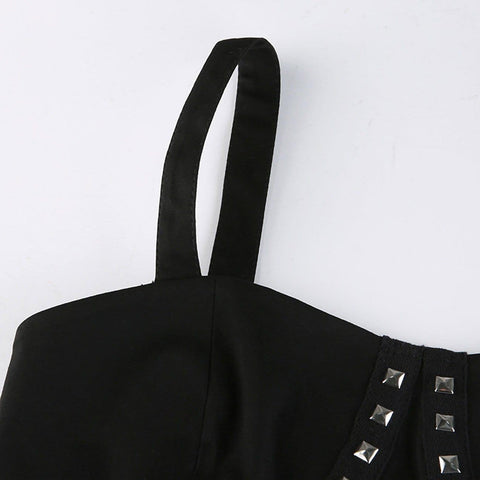 Dark Chain Rivet Vest - Anagoc