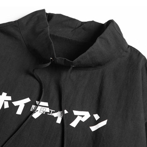 Dark Patchwork Print Sweatshirt - Anagoc