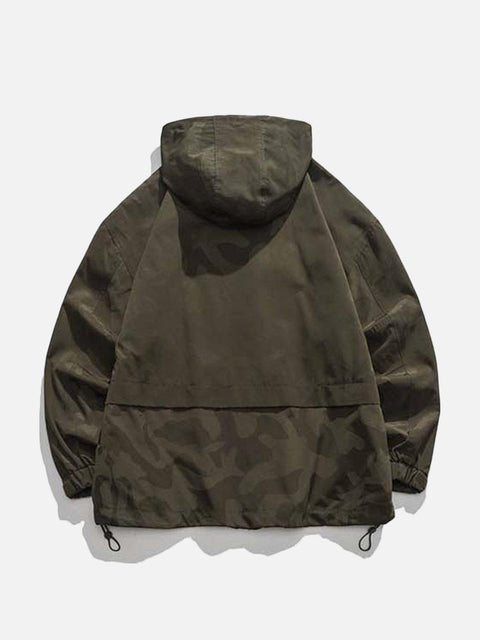 Patchwork Camouflage Jacket - Anagoc