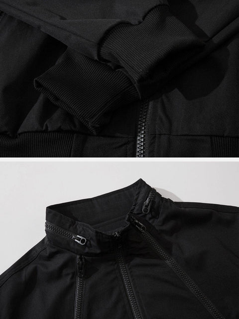 Multi Zip Up Jacket - Anagoc