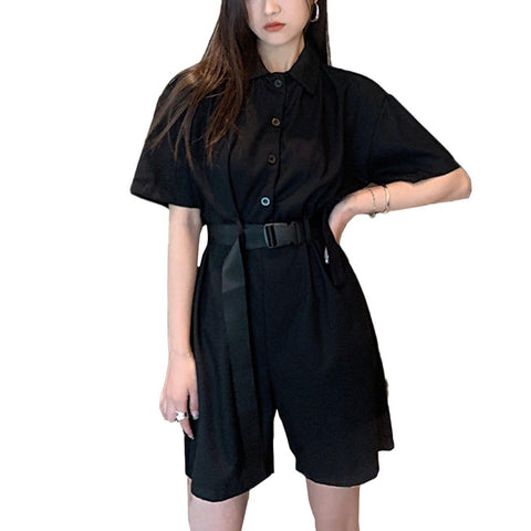 Dark Personalized Belt Jumpsuit - Anagoc