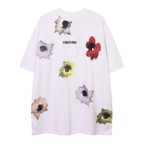 Flower Letters Graphic Tee - Anagoc