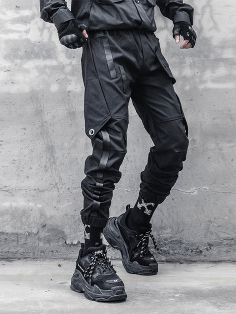 Irregular Patchwork Cargo Pants