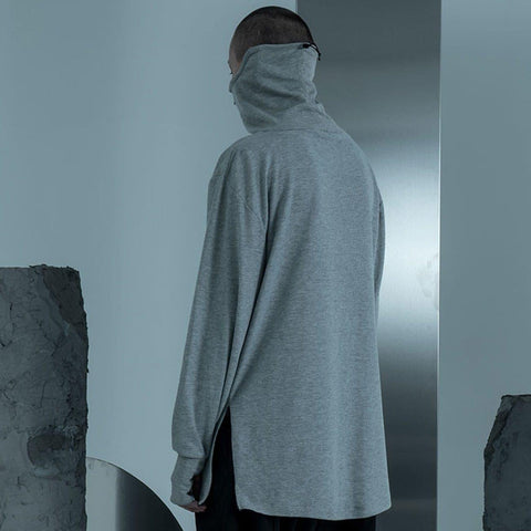 Half-zip Turtleneck Sweatshirt - Anagoc