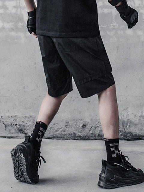 Zip Up Cargo Shorts - Anagoc