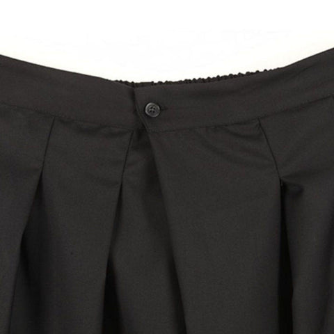 Fold Cropped Pants - Anagoc