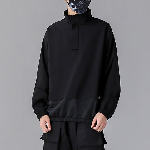 Dark Patchwork Sweatshirt - Anagoc