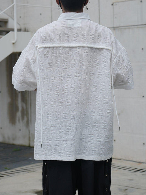 Rope Short Sleeve Shirt - Anagoc